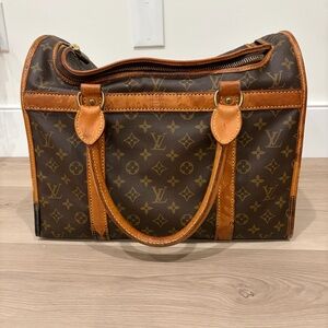 Rare Vintage Louis Vuitton Sac Chien 40 Canvas Pet Bag